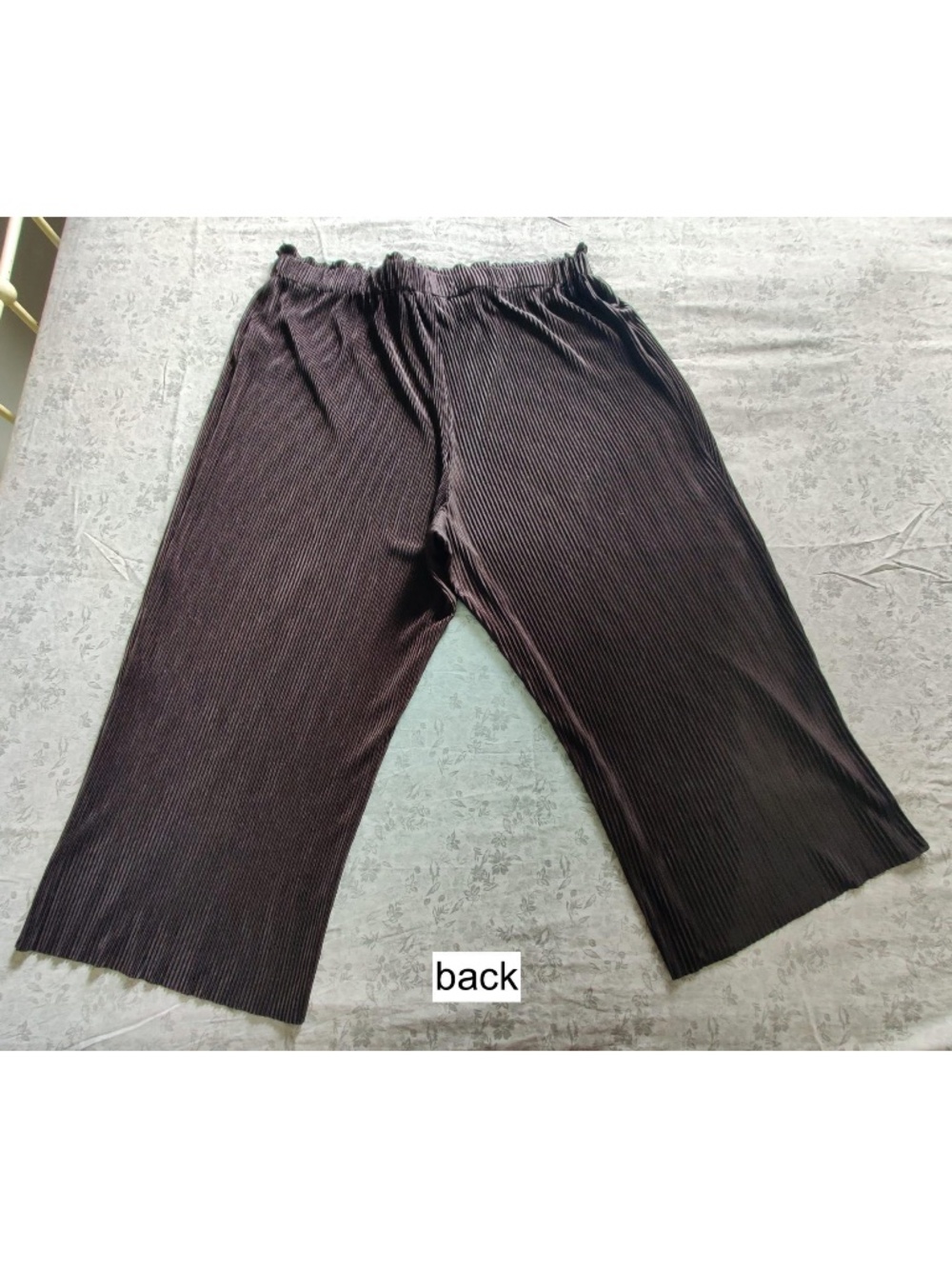 Joe Fresh Black Wide-Leg Jersey Culotte Pants – Plus-Size 1X - Picture 5 of 7